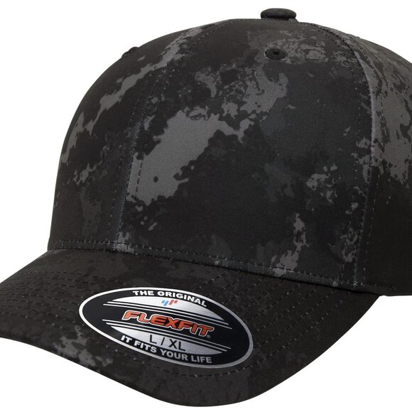 Standard Baseball Cap Mid-Profile Water-Resistant Fitted Stretch Tech - Picture 1 of 8